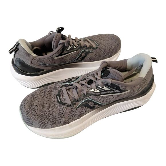 Saucony Womens Echelon Charcoal Ice Athletic Running Shoes S710765-20 Size 9 - Picture 1 of 8
